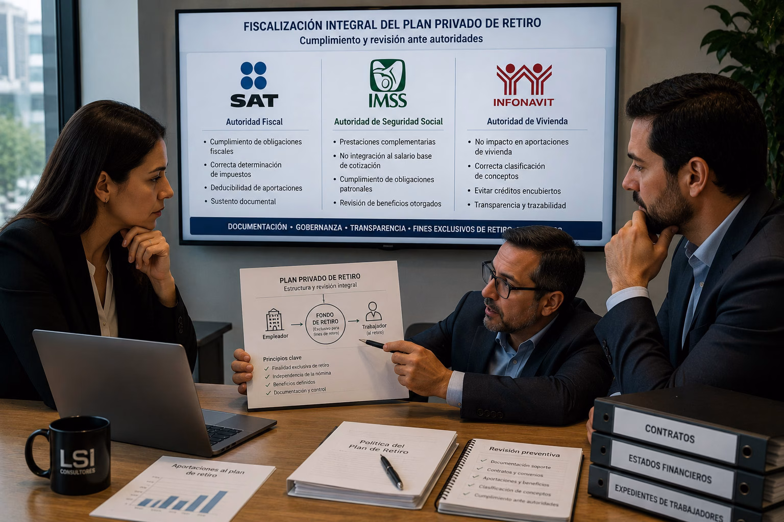 Planes de retiro bajo revisión ante SAT IMSS e INFONAVIT