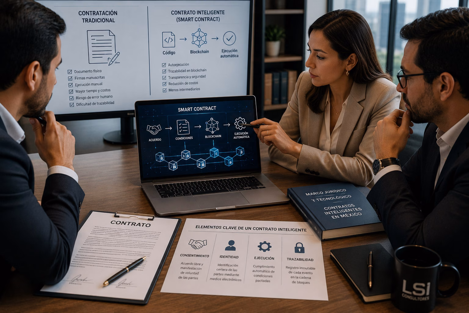Contratos inteligentes en México y su aplicación jurídica mediante tecnología blockchain